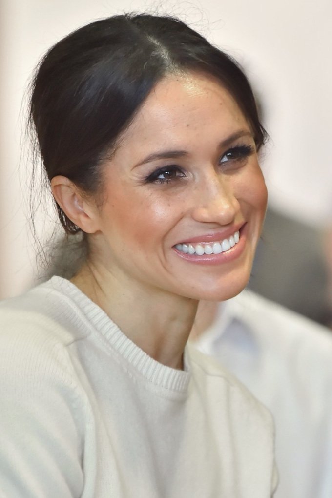 Meghan Markle in a 2018 file photo, in an article about reports she is considering a return to acting
