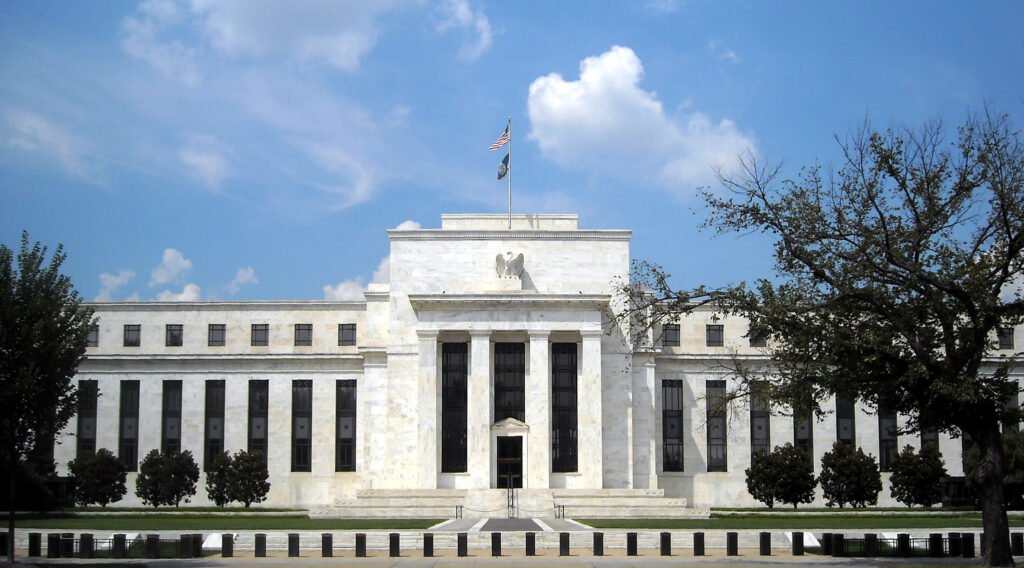 Marriner S. Eccles Federal Reserve Board Building in Washington DC, headquarters of the Federal Reserve.